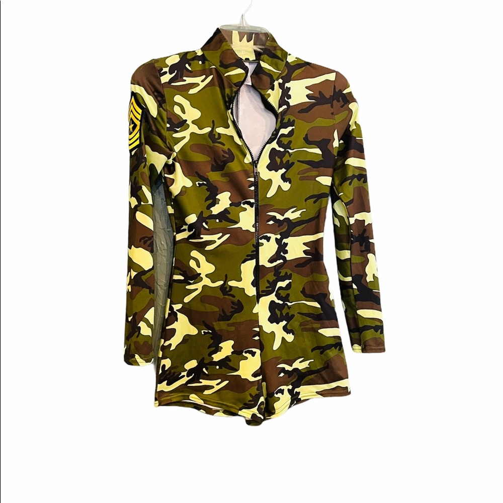 Costume Camouflage Stretchy Romper Air Borne 🎃 Halloween